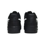 [Custom A black and white crashed meteor of the same style for both men and women]  Air Force 1 Skateboard Shoes Unisex Low-Top Black/White - Image 4