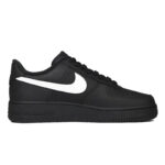 [Custom Black dragon spine style for both men and women]  Air Force 1 Skateboard Shoes Unisex Low-Top White/Black - Image 2