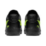 [Custom Night fireflies]  Air Force 1 Skateboarding Shoes Unisex Low-top Black/Green - Image 4