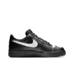 [Custom White moonlight]  Air Force 1 Skateboarding Shoes Unisex Low-top Black/White - Image 2