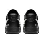 [Custom White moonlight]  Air Force 1 Skateboarding Shoes Unisex Low-top Black/White - Image 4