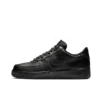 [Custom White moonlight]  Air Force 1 Skateboarding Shoes Unisex Low-top Black/White - Image 6