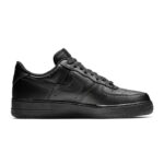 [Custom Lazy panda]  Air Force 1 Skateboarding Shoes Men Low-top Black/white - Image 2
