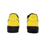 [Custom Mustard yellow for men and women]  Air Force 1 Skateboard Shoes Unisex Low-Top Yellow/Black - Image 5