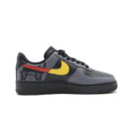 [Custom AF Red Greyhound]  Air Force 1 Skateboard Shoes Unisex Low-Top Black Gray Red - Image 2