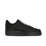 [Custom The pen flows like a dragon and a snake]  Air Force 1 Skateboard Shoes Unisex Low-Top Black/Red - Image 2