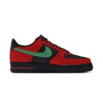 [Custom The crimson night is lush and green]  Air Force 1 Skateboard Shoes Unisex Low-Top Red - Image 2