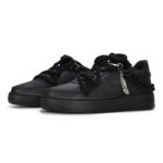 [Custom Matte deconstructed black]  Air Force 1 Skateboarding Shoes Unisex - Image 3