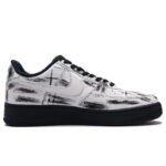 [Custom Polar day]  Air Force 1 Skateboard Shoes Unisex Low-Top White/Black - Image 2