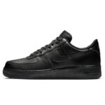 [Custom Black Silver Goth]  Air Force 1 Skateboard Shoes Unisex Low-Top Silver - Image 7