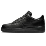 [Custom Words cross boundaries]  Air Force 1 Skateboarding Shoes Unisex Low-top Black - Image 7