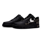 [Custom Unisex night starry sky]  Air Force 1 Skateboard Shoes Unisex Low-Top White - Image 3