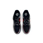 [Custom The Mechanical Age]  Air Force 1 Skateboard Shoes Unisex Low-Top Black/Red/Gray - Image 4