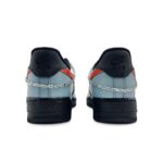 [Custom The Mechanical Age]  Air Force 1 Skateboard Shoes Unisex Low-Top Black/Red/Gray - Image 5