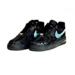 [Custom Team733 Starry Sky One]  Air Force 1 Skateboard Shoes Unisex Low-Top Blue - Image 3