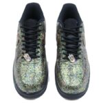 [Custom Male and female starry sky stars]  Air Force 1 Skateboard Shoes Unisex Low-Top Black - Image 3