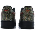 [Custom Male and female starry sky stars]  Air Force 1 Skateboard Shoes Unisex Low-Top Black - Image 4