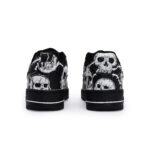 [Custom Men's Dark Ghost]  Air Force 1 Skateboard Shoes Unisex Low-Top White - Image 6