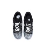 [Custom Starlight]  Air Force 1 Skateboard Shoes Unisex Low-Top White/Blue/Silver - Image 4