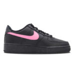 [Custom Black powder pixel]  Air Force 1 Skateboarding Shoes Unisex Low-top Black/pink - Image 2
