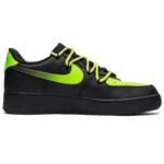 [Custom Men's Green Shadow Storm]  Air Force 1 Skateboarding Shoes Men Low-top Black - Image 2