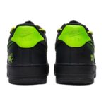 [Custom Men's Green Shadow Storm]  Air Force 1 Skateboarding Shoes Men Low-top Black - Image 3