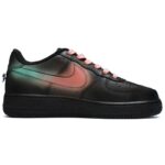 [Custom Male summer party black fan]  Air Force 1 Skateboarding Shoes Men Low-top Black/Pink - Image 3
