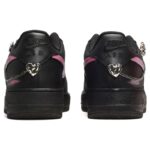 [Custom Male Shadow Floyd black pink]  Air Force 1 Skateboarding Shoes Men Low-top Black/Pink - Image 4