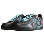 [Custom Male punk bear black, blue and pink]  Air Force 1 Skateboarding Shoes Men - Image 4