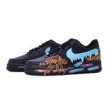 [Custom Men's Christmas Eve bear graffiti]  Air Force 1 Skateboarding Shoes Men - Image 4