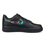 [Custom Night Wish]  Air Force 1 Skateboarding Shoes Men Low-top Black/blue/yellow/purple/orange/pink - Image 2