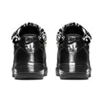 [Custom The male cashew flower is black and white]  Air Force 1 Low Skateboarding Shoes Men - Image 4