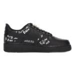 [Custom Men's letter graffiti]  Air Force 1 Skateboarding Shoes Men Low-top - Image 2