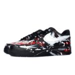 [Custom Men's Marvel Venom Spider in red and black]  Air Force 1 Skateboarding Shoes Men - Image 3