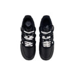 [Custom Break the hook for the future A]  Air Force 1 Skateboarding Shoes Unisex Low-top Silver - Image 4