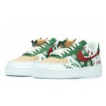 [Custom Christmas snowflake branches]  Air Force 1 Skateboarding Shoes Unisex - Image 3