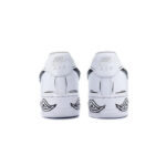 [Custom K men's and women's hand-painted cashew flower designs]  Air Force 1 Skateboarding Shoes Unisex - Image 4