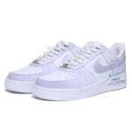 [Custom Ocean Lighthouse]  Air Force 1 Skateboarding Shoes Men Low-top Purple/white - Image 3