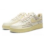 [Custom Men's aged and oxidized newspaper font]  Air Force 1 Skateboarding Shoes Men - Image 3