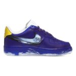 [Custom JOJO is blue and yellow]  Air Force 1 Skateboarding Shoes Men - Image 3