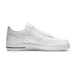 [Custom Graffiti on the Qixi Festival]  Air Force 1 Skateboarding Shoes Men Low-top White/black - Image 2