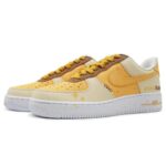 [Custom Brownish-yellow wind language for both men and women]  Air Force 1 Skateboarding Shoes Unisex Low-top Yellow/orange - Image 3