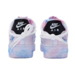 [Custom Men's marshmallow graffiti blue powder]  Air Force 1 Skateboarding Shoes Men - Image 5