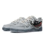 [Custom American graffiti men's style in gray and black]  Air Force 1 Skateboarding Shoes Men - Image 3