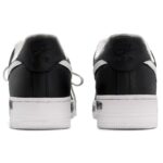 [Custom Black swan]  Air Force 1 Skateboard Shoes Men Low-Top Black/White - Image 4