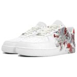 [Custom The White dragon goes out to sea]  Air Force 1 Skateboarding Shoes Unisex - Image 3