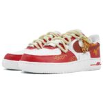 [Custom The dragon raises its head and the clouds rise]  Air Force 1 Skateboarding Shoes Unisex - Image 3