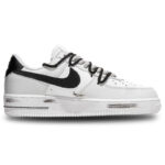 [Custom Gravitational space-time]  Air Force 1 Skateboarding Shoes Unisex Low-top Gray - Image 2