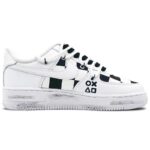 [Custom Super Mary]  Air Force 1 Skateboarding Shoes Men Low-top White - Image 2
