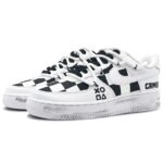 [Custom Super Mary]  Air Force 1 Skateboarding Shoes Men Low-top White - Image 3